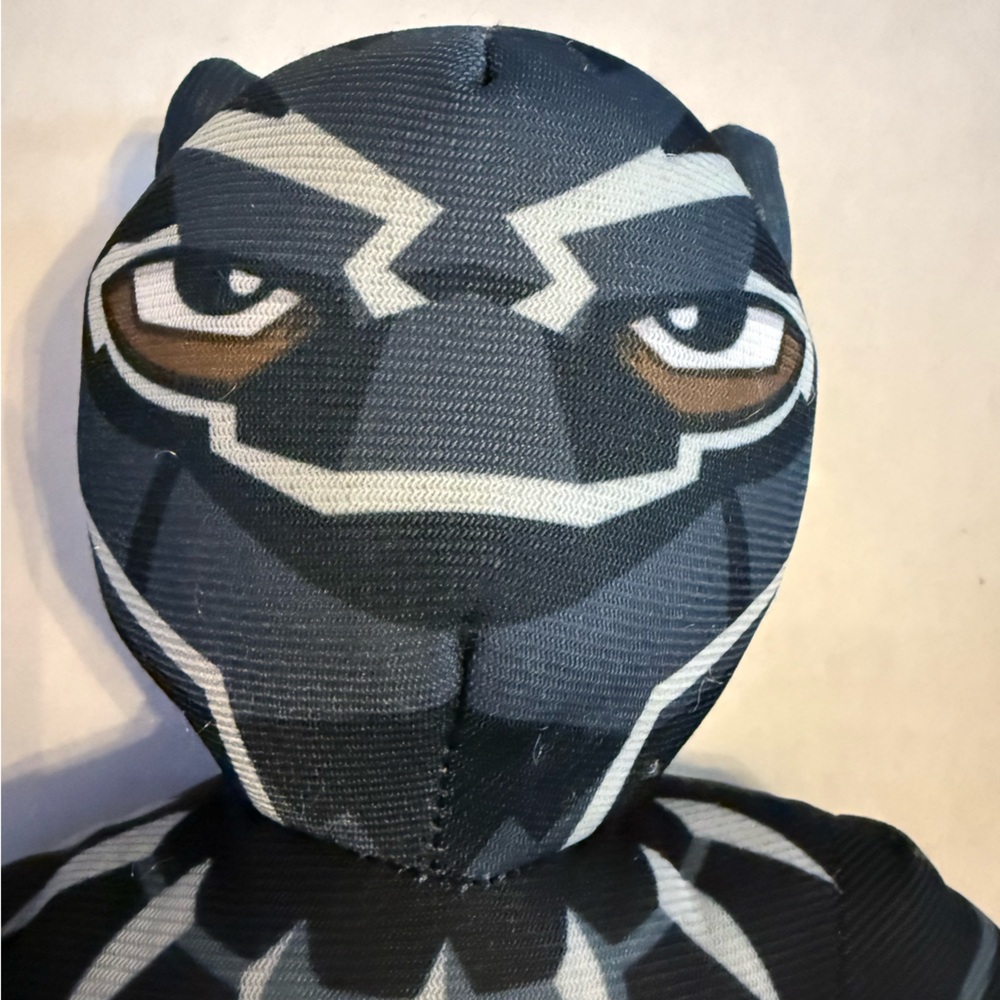 Marvel Black Panther Plush Pillow Avengers Super Hero Stuffed Animal 14" - Picture 3 of 10